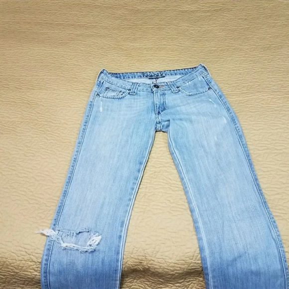 Vintage Fossil Y2K Taylor low rise straight jeans size 4 - Picture 3 of 10